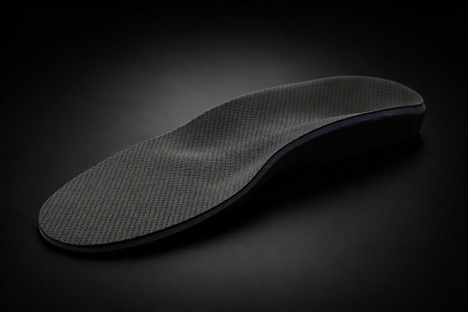 A single finished 3D-printed orthotic